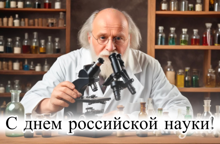 С днем российской науки.
